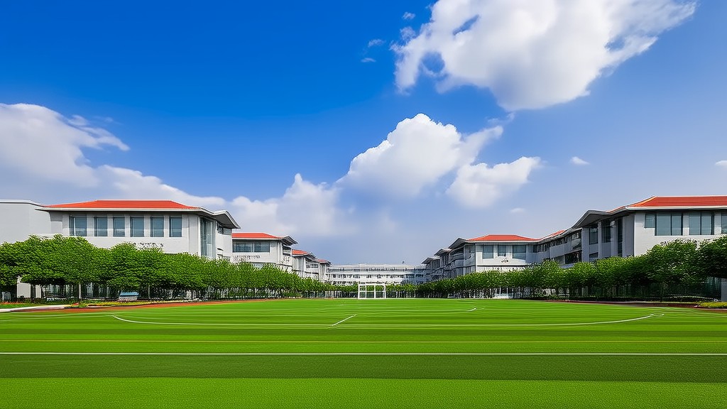 永兴县文郡高级中学复读部新校舍环境参观，现代化学习空间